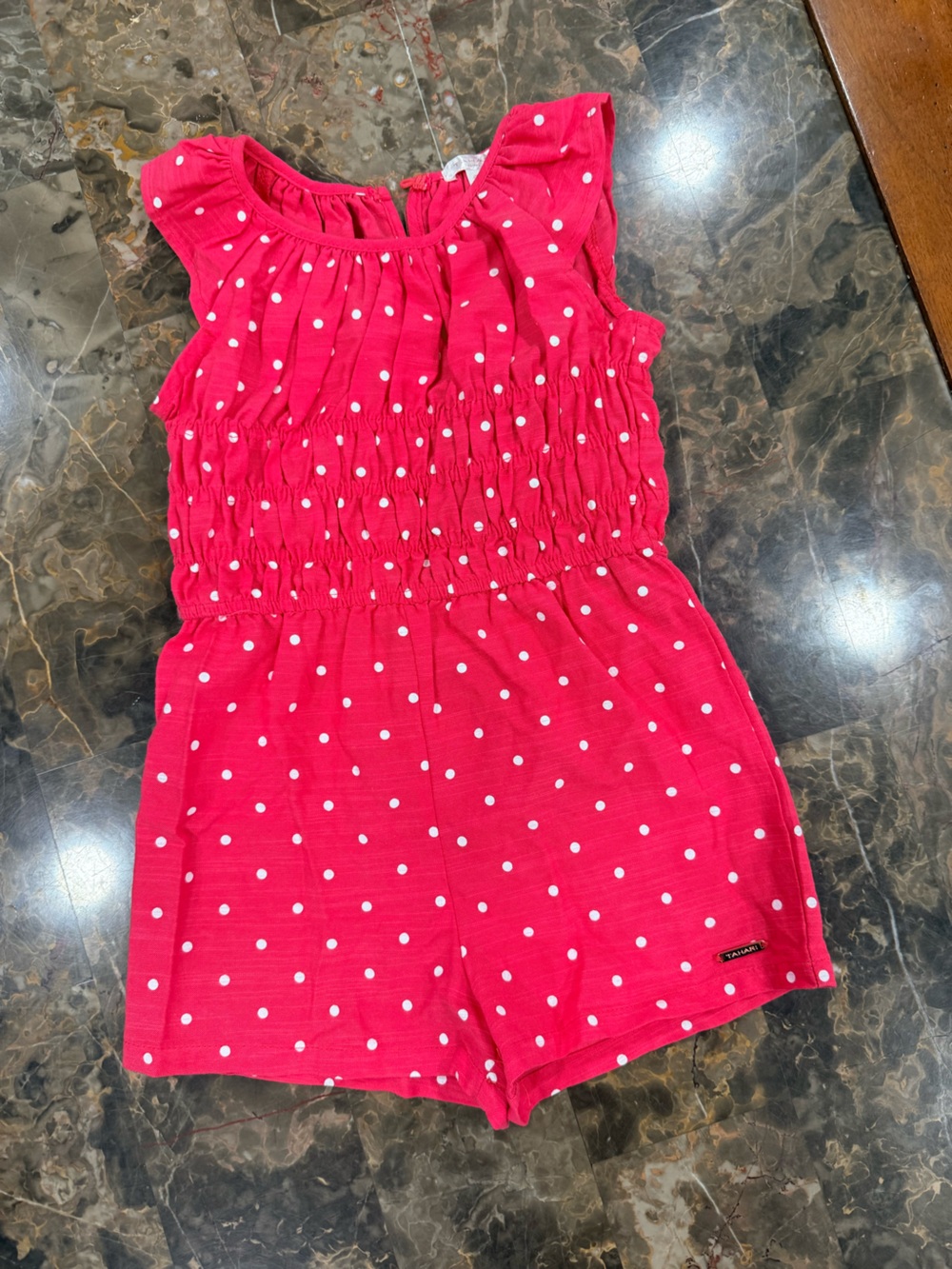 Classic Polka Dot Kids Dress - Pink by
